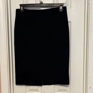 Talbots Elegant Black Pencil Skirt